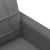 Canapea cu 3 locuri, gri închis, 180 cm, material textil GartenMobel Dekor