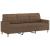Canapea cu 3 locuri, maro, 180 cm, material textil GartenMobel Dekor