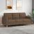 Canapea cu 3 locuri, maro, 180 cm, material textil GartenMobel Dekor