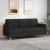 Canapea cu 3 locuri, negru, 180 cm, material textil GartenMobel Dekor