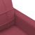 Canapea cu 3 locuri, roșu vin, 180 cm, material textil GartenMobel Dekor