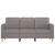 Canapea cu 3 locuri, taupe, 180 cm, material textil GartenMobel Dekor