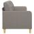 Canapea cu 3 locuri, taupe, 180 cm, material textil GartenMobel Dekor