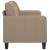 Canapea cu 2 locuri, cappuccino, 140 cm, piele ecologică GartenMobel Dekor