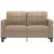 Canapea cu 2 locuri, cappuccino, 140 cm, piele ecologică GartenMobel Dekor