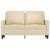 Canapea cu 2 locuri, crem, 120 cm, material textil GartenMobel Dekor
