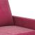 Canapea de o persoană, roșu vin, 60 cm, catifea GartenMobel Dekor