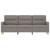 Canapea cu 3 locuri, taupe, 180 cm, material textil GartenMobel Dekor