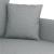 Fotoliu canapea, gri deschis, 60 cm, material textil GartenMobel Dekor