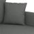 Fotoliu canapea, gri închis, 60 cm, material textil GartenMobel Dekor