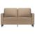 Canapea cu 2 locuri, cappuccino, 120 cm, piele ecologică GartenMobel Dekor