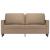 Canapea cu 2 locuri, cappuccino, 140 cm, piele ecologică GartenMobel Dekor