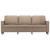 Canapea cu 3 locuri, cappuccino, 180 cm, piele ecologică GartenMobel Dekor