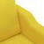 Canapea cu 2 locuri, galben deschis, 120 cm, material textil GartenMobel Dekor