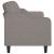 Canapea cu 3 locuri, taupe, 180 cm, material textil GartenMobel Dekor