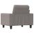 Fotoliu canapea, gri taupe, 60 cm, material textil GartenMobel Dekor