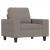Fotoliu canapea, gri taupe, 60 cm, material textil GartenMobel Dekor