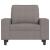 Fotoliu canapea, gri taupe, 60 cm, material textil GartenMobel Dekor
