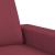 Canapea cu 2 locuri, roșu vin, 120 cm, material textil GartenMobel Dekor