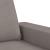 Canapea cu 2 locuri, gri taupe, 120 cm, material textil GartenMobel Dekor