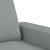 Canapea cu 2 locuri, gri deschis, 140 cm, material textil GartenMobel Dekor