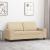 Canapea cu 2 locuri, crem, 140 cm, material textil GartenMobel Dekor