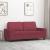 Canapea cu 2 locuri, roșu vin, 140 cm, material textil GartenMobel Dekor