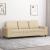 Canapea cu 3 locuri, crem, 180 cm, material textil GartenMobel Dekor