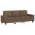 Canapea cu 3 locuri, maro, 180 cm, material textil GartenMobel Dekor