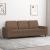 Canapea cu 3 locuri, maro, 180 cm, material textil GartenMobel Dekor