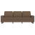 Canapea cu 3 locuri, maro, 180 cm, material textil GartenMobel Dekor
