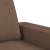 Canapea cu 3 locuri, maro, 180 cm, material textil GartenMobel Dekor