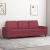 Canapea cu 3 locuri, roșu vin, 180 cm, material textil GartenMobel Dekor