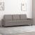 Canapea cu 3 locuri, taupe, 180 cm, material textil GartenMobel Dekor