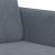 Fotoliu canapea, gri închis, 60 cm, catifea GartenMobel Dekor