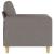 Fotoliu canapea, gri taupe, 60 cm, material textil GartenMobel Dekor