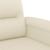 Canapea de o persoană, crem, 60 cm, piele ecologică GartenMobel Dekor