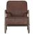 Fotoliu canapea, maro, piele naturală GartenMobel Dekor