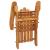 Scaun de grădină Adirondack & suport picioare lemn masiv acacia GartenMobel Dekor