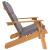Bancă de grădină Adirondack cu perne 126 cm, lemn masiv acacia GartenMobel Dekor