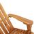 Bancă de grădină Adirondack cu perne 126 cm, lemn masiv acacia GartenMobel Dekor
