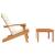 Set mobilier de grădină Adirondack, 2 piese, lemn masiv acacia GartenMobel Dekor