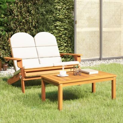 Set mobilier de grădină Adirondack, 2 piese, lemn masiv acacia GartenMobel Dekor