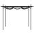Pergola cu acoperiș retractabil, antracit, 295x292x230 cm GartenMobel Dekor