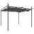 Pergola cu acoperiș retractabil, antracit, 295x292x230 cm GartenMobel Dekor