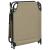 Șezlong pliant taupe textil Oxford&oțel vopsit electrostatic GartenMobel Dekor