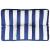 Pernă de paleți, dungi albastru/alb, 50x40x12 cm, textil GartenMobel Dekor