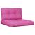 Perne de paleți, 2 buc., roz, material textil GartenMobel Dekor