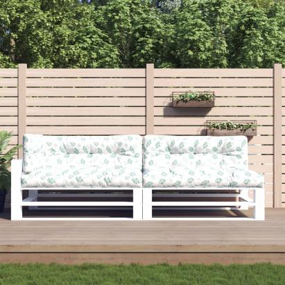 Perne de paleți, 5 buc., model cu frunze  textil GartenMobel Dekor