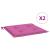 Perne pentru scaun, 2 buc., roz, 50x50x3 cm, material textil GartenMobel Dekor